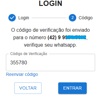 login_codigo